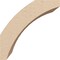 Ekena Millwork 5-inch W x 6-inch D x 6-inch H Thorton Rough Cedar Woodgrain TimberThane Knee Brace, Primed BRCUR05X06X06THRRCPR - alternate 5